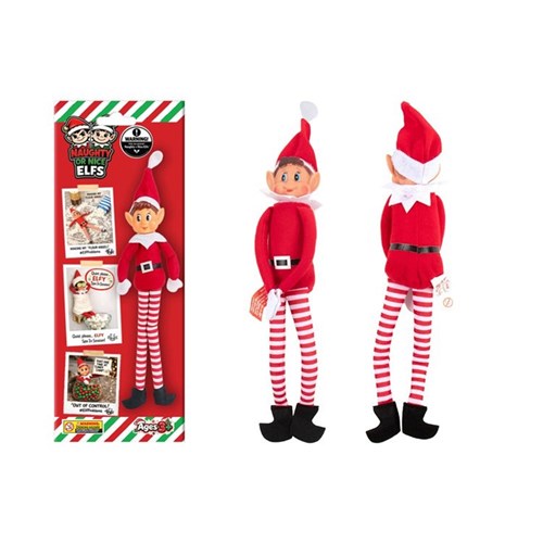 XMAS ELF BENDABLE BOY 30CM