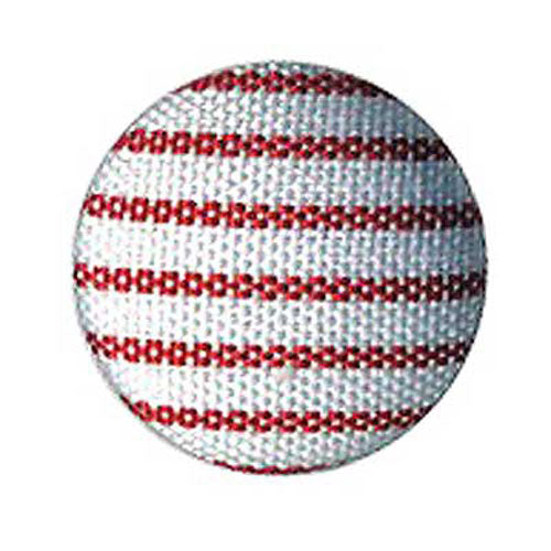 BUTTON FAB COVERED RED/WHITE