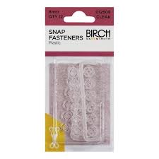 SNAP FASTENER PLASTIC 8MM
